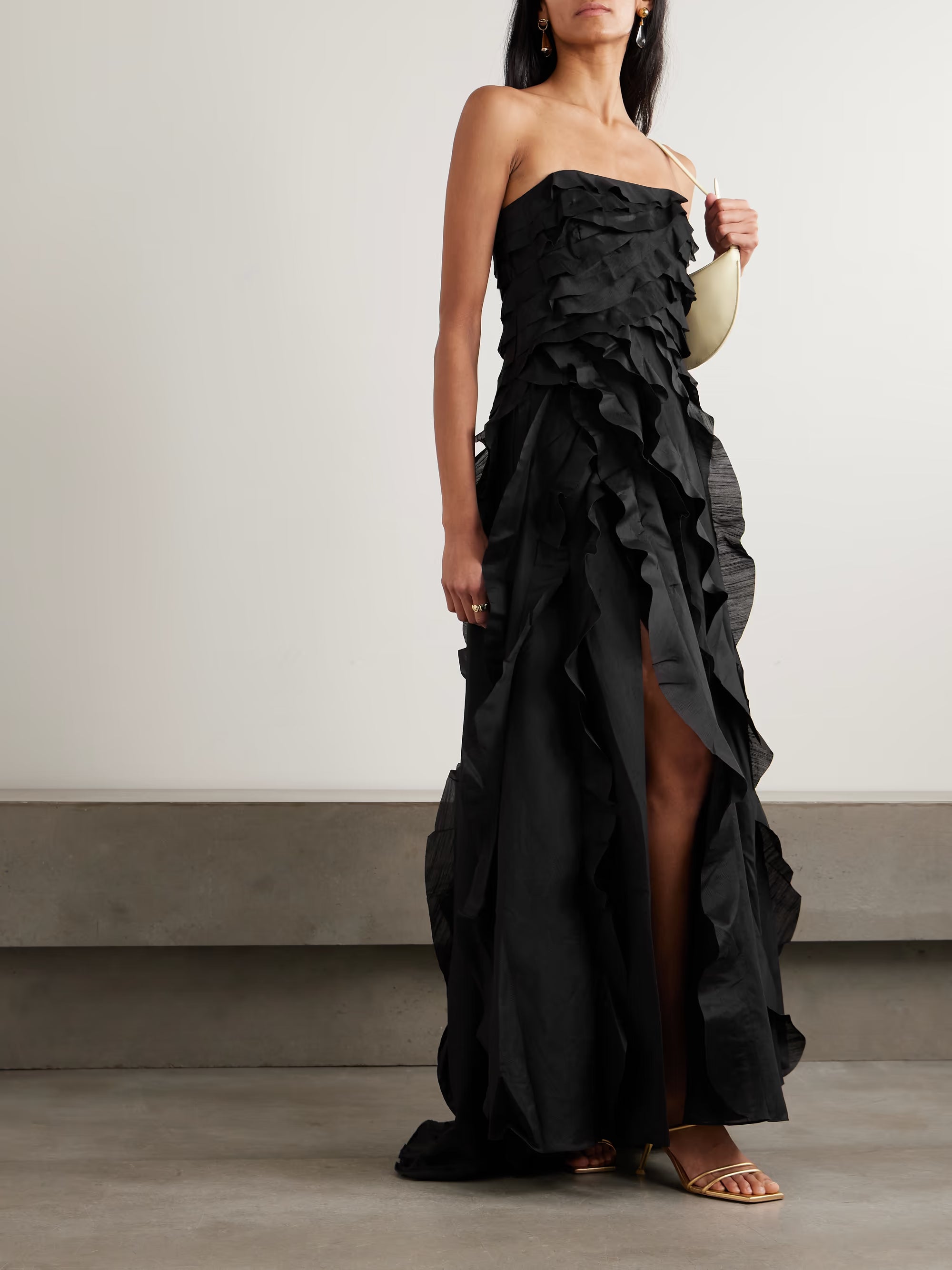 Aje Allairie Gown in Black That Dress Hire Aje Allairie Gown in Black That Dress Hire