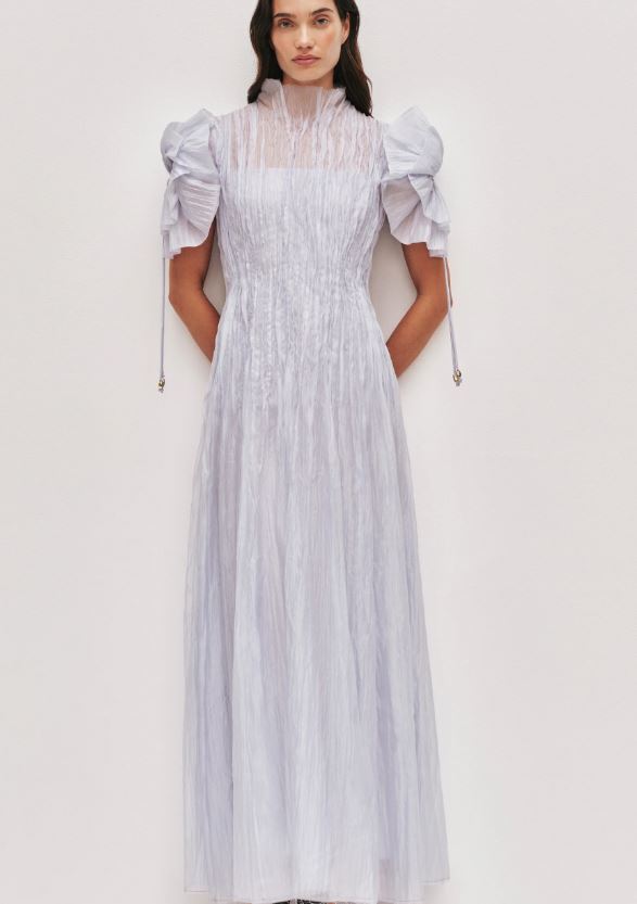 Aje Clara Maxi Dress in French Blue – That Dress Hire