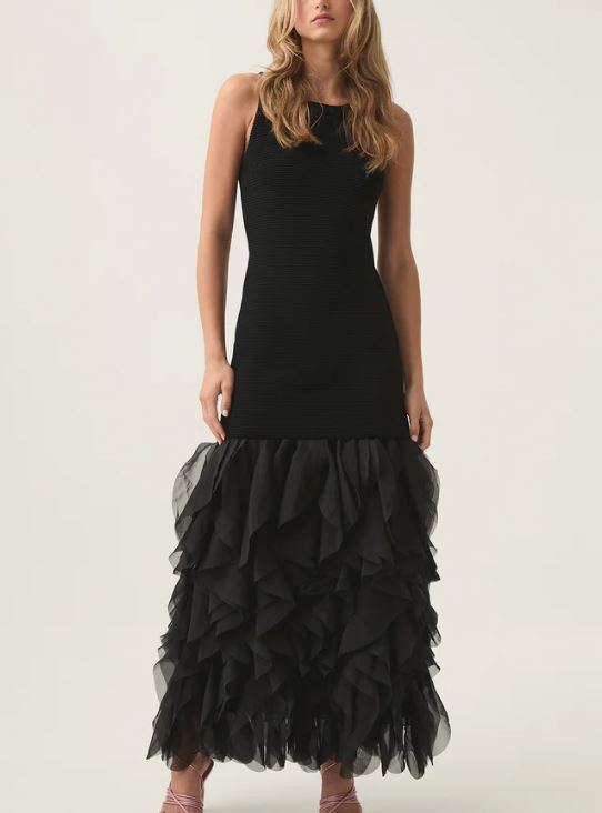 Aje Elations Knit Maxi Dress That Dress Hire Aje Elations Knit Maxi Dress That Dress Hire