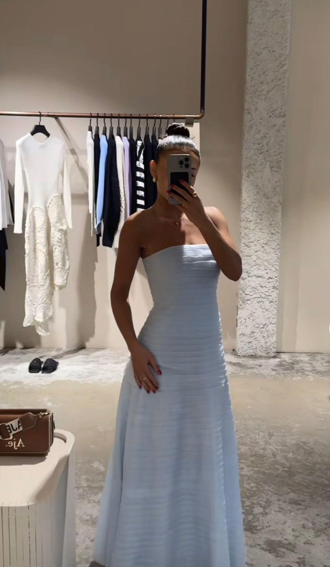 Aje Soundscape Maxi Dress in Blue That Dress Hire Aje Soundscape Maxi Dress in Blue That Dress Hire