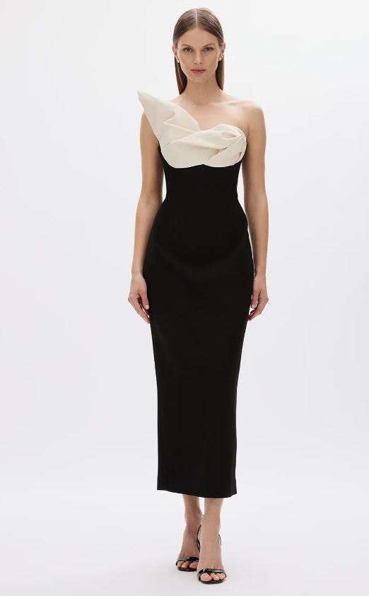 Rachel Gilbert Cassidy Dress in Black/Coconut – That Dress Hire Rachel Gilbert Cassidy Dress in Black/Coconut – That Dress Hire