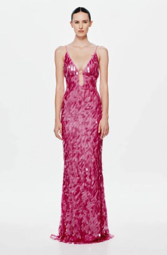 misha saphire sequin dress 6 COLOURS TO CHOOSE FROM !!! Our Misha Sapphire Sequin Maxi Dress is available in sizes XS, S, M in all colours: Black, Lilac, Pink, Dove, Brown & Red