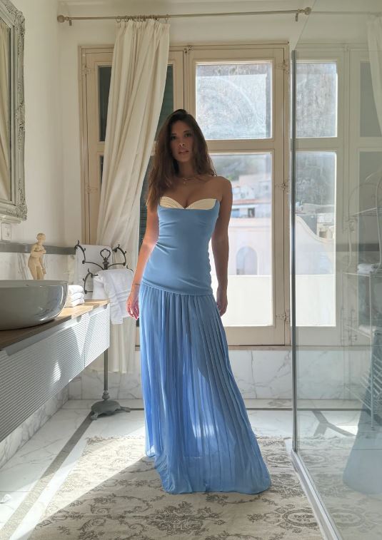 Jefre Sei Nicolette in Cornflower Blue That Dress Hire Jefre Sei Nicolette in Cornflower Blue That Dress Hire
