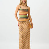 With Harper Lu Mesh Gold Stripe Set