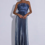L’Idee Masquerade Gown in Liquid Shimmer