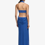 Bec and Bridge Charlize Halter Maxi in Cobalt