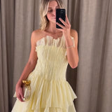 Aje Sonnet Gown in Butter