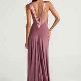 Ance Gria Rosa Gown in Mauve