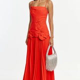 Acler Avision Maxi Dress in Chilli