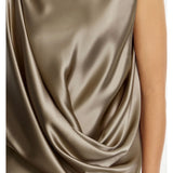 Acler Yalumla Maxi Dress in Walnut Close Up