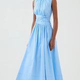 Aje Agatha Knot Waist Midi Dress
