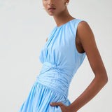 Aje Agatha Knot Waist Midi Dress