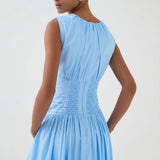 Aje Agatha Knot Waist Midi Dress