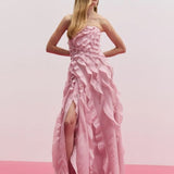 Aje Allaire Gown in Chalk Pink