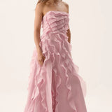 Aje Allaire Gown in Chalk Pink