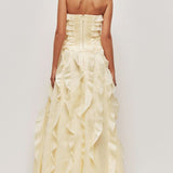 Aje Allaire Gown in Butter Yellow