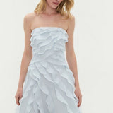 Aje Allairie Gown in Pale Blue