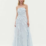 Aje Allairie Gown in Pale Blue