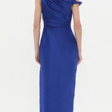 Aje Bridgette Midi Dress in Bright Cobalt