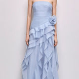 Aje Canyon Gown in Blue