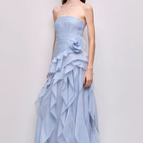Aje Canyon Gown in Blue