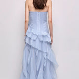 Aje Canyon Gown in Blue