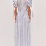 Aje Clara Maxi Dress in French Blue