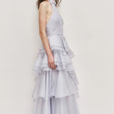 Aje Fayette Gown in French Blue