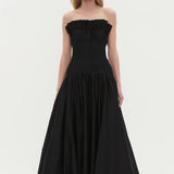 Aje Ivy Bubble Hem Gown