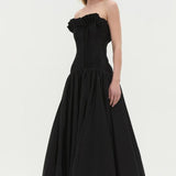 Aje Ivy Bubble Hem Gown