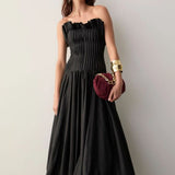 Aje Ivy Bubble Hem Gown