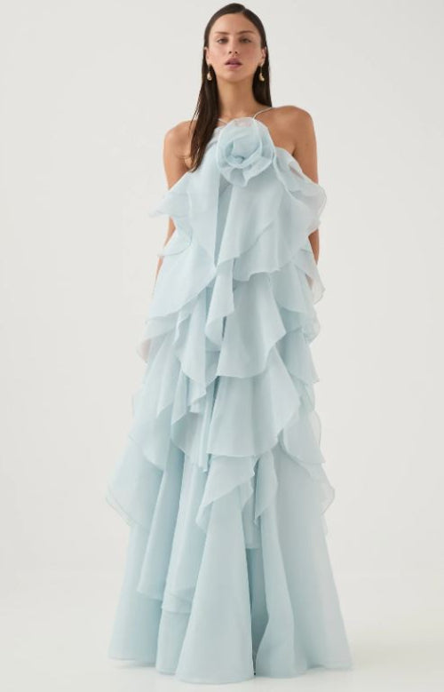 Aje Pandorea Layered Maxi Dress Front View