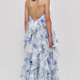 Aje Pandorea Layered Maxi Dress in Iris