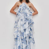 Aje Pandorea Layered Maxi Dress in Iris