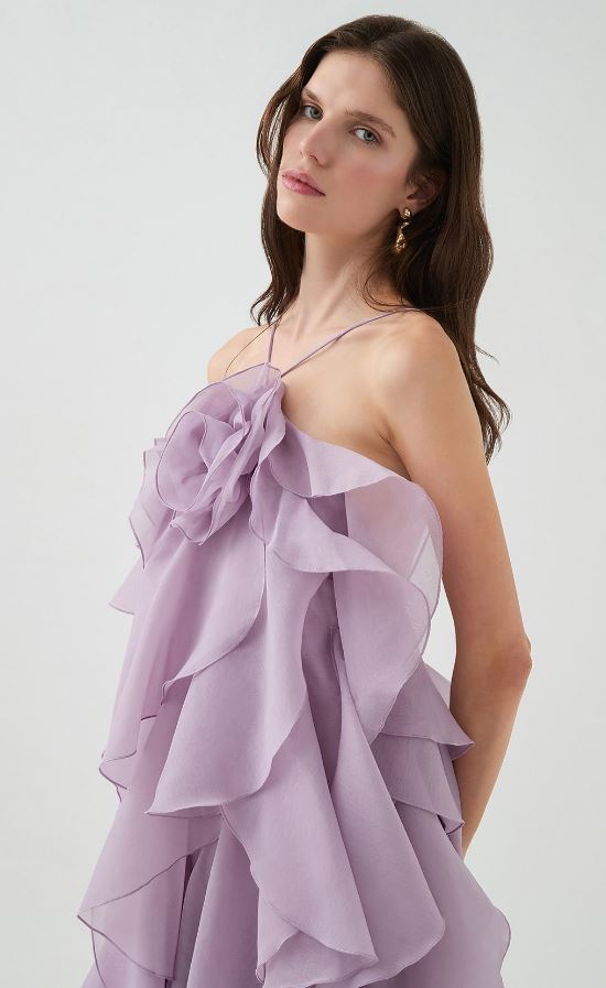 Aje Pandorea Layered Maxi Dress in Lilac That Dress Hire Aje Pandorea Layered Maxi Dress in Lilac That Dress Hire