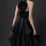 Aje Radiate Set in Black (Radiate Pleated Top and Radiate Maxi Skirt)