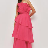 Aje Selestia Gown in Pink Magenta