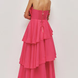 Aje Selestia Gown in Pink Magenta