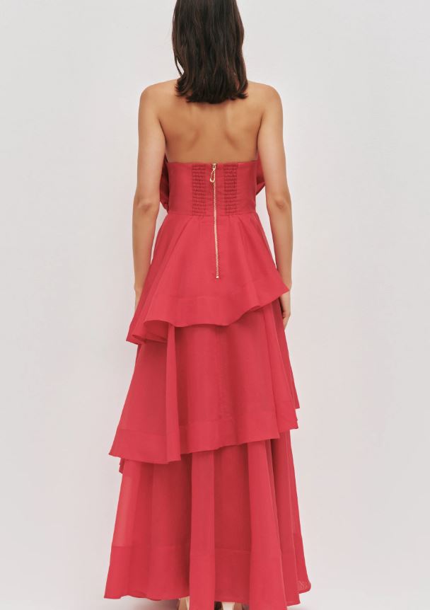 Aje Selestia Gown in Scarlet Red That Dress Hire Aje Selestia Gown in Scarlet Red That Dress Hire