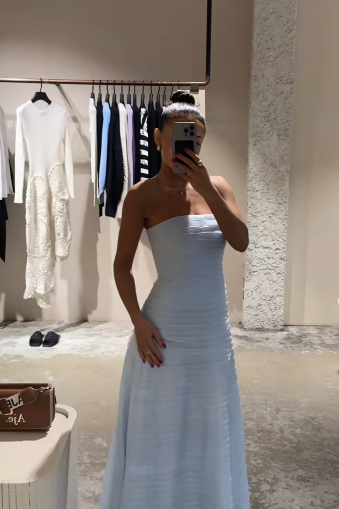 aje soundscape maxi dress black AJE 'Soundscape' Maxi in Black HONEY HIRE BOUTIQUE
