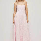 Aje Wave Gown in Pastel Pink