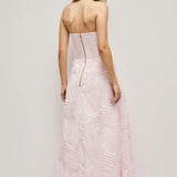 Aje Wave Gown in Pastel Pink