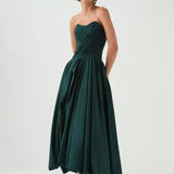 Aje Spatial Maxi Dress in Bonsai Green