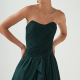 Aje Spatial Maxi Dress in Bonsai Green
