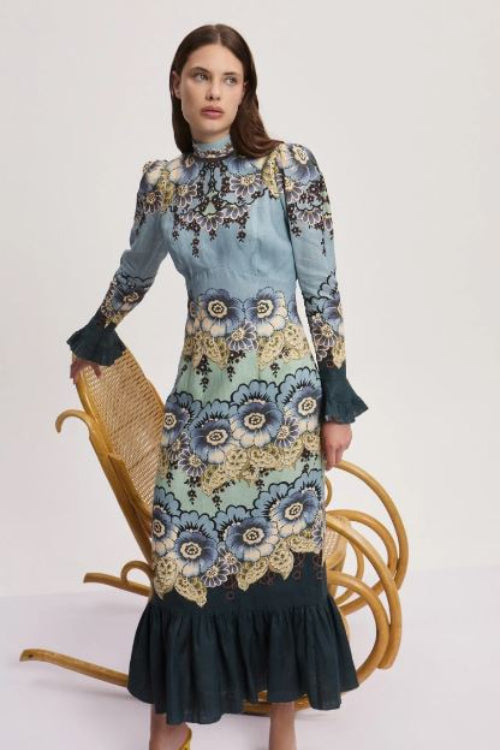 Alemais Madalena Midi Dress Front View