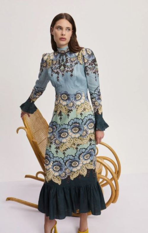 Alemais Madalena Midi Dress Front View