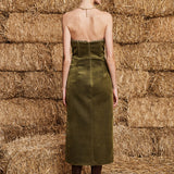 Alemais Odessa Embroidered Midi Dress