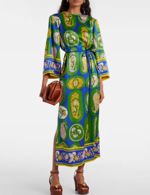 Alemais Printed Maxi Dress My Theresa Exclusive Front View