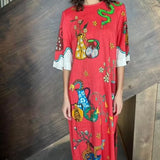 Alemais Rose Midi Tee Dress