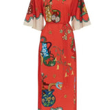 Alemais Rose Midi Tee Dress